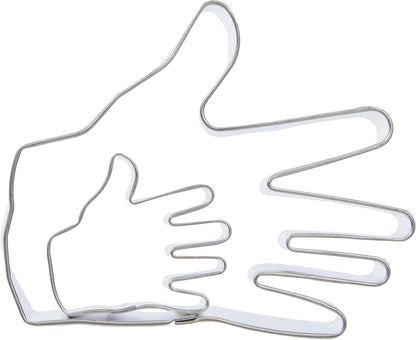 PME Hand Cookie and Cake Cutters, Set of 2, Small and Large Sizes