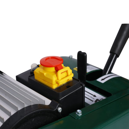 Gecheer 7-Ton Electric Log Splitter, 2 HP Horizontal Portable Firewood Splitter with Double Flywheel, 18-Inch Log Capacity, 2-Second Cycle Time