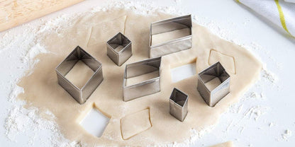 Fox Run 3612 Run Diamond Cookie Cutters, 4 x 4 x 0.25 inches, Metallic