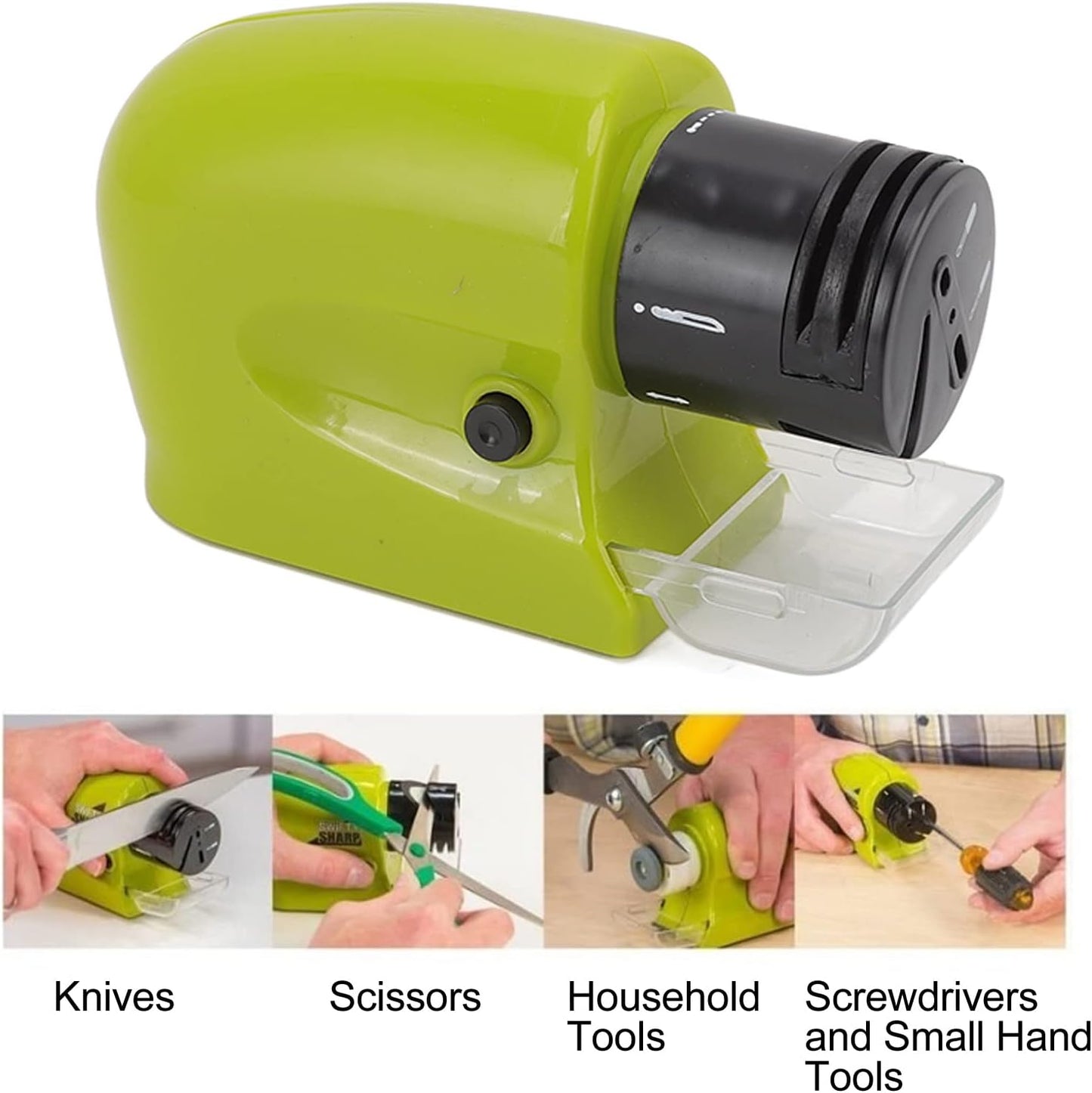 Jeanoko Motorized Knife Blade Sharpener, Electric Knife Sharpening Machine Tool for Kitchen