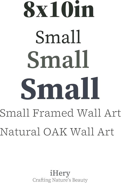 iHery Coastal Cowgirl Wall Art Decor - Trendy 8x10in Canvas in Natural Oak Wood | Retro Bedroom Accent