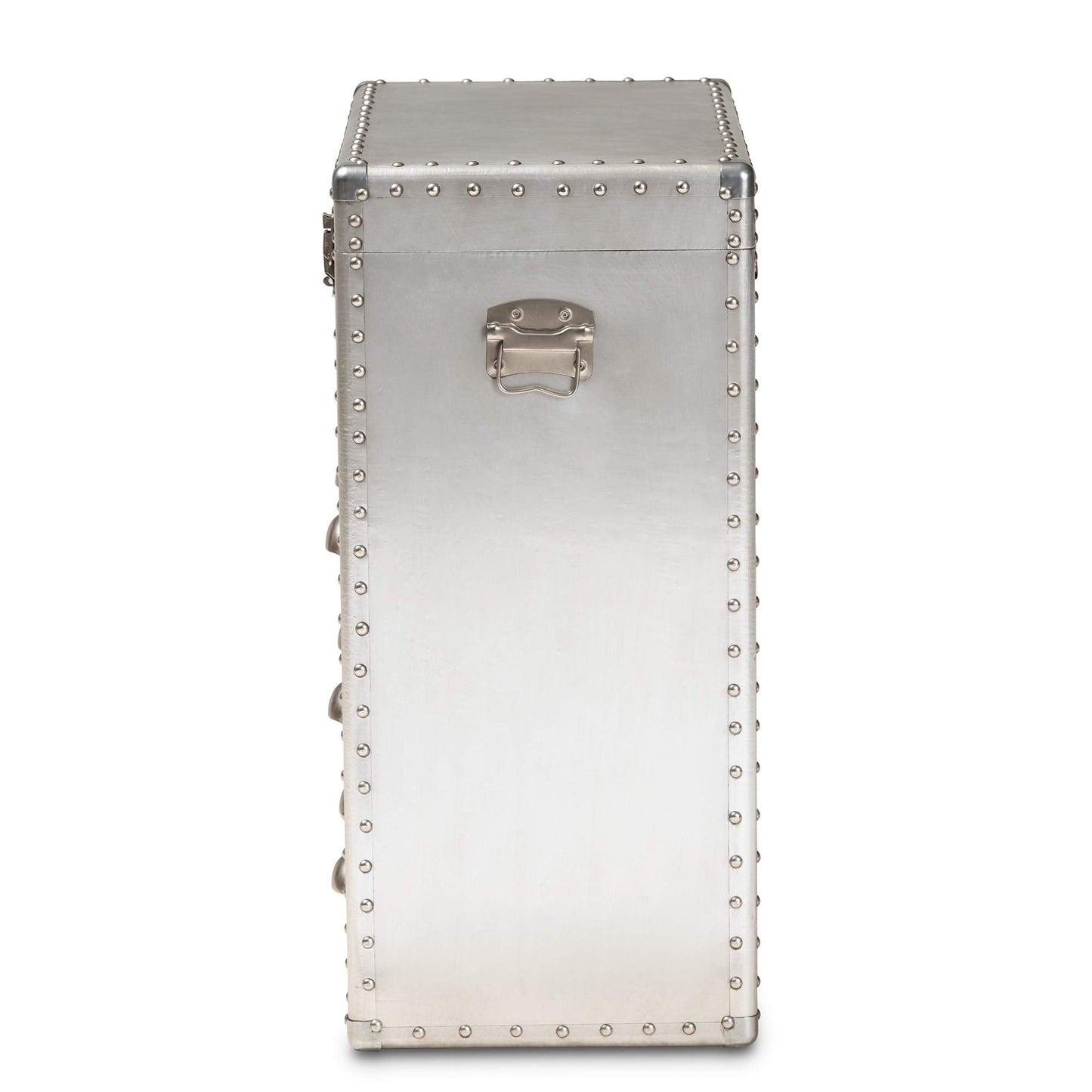 Baxton Studio Multipurpose Shelving and Cabinets, Silver