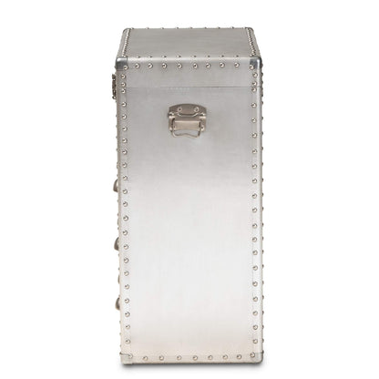 Baxton Studio Multipurpose Shelving and Cabinets, Silver