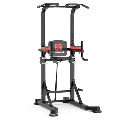K KiNGKANG Power Tower Dip Station, Multi-Function Assistive Trainer Pull Up for Home Gym Muscle Building and Beginner Exercises,Load 450LBS