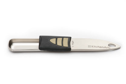 KitchenArt Pro Adjust-A-Teaspoon, Satin,Black