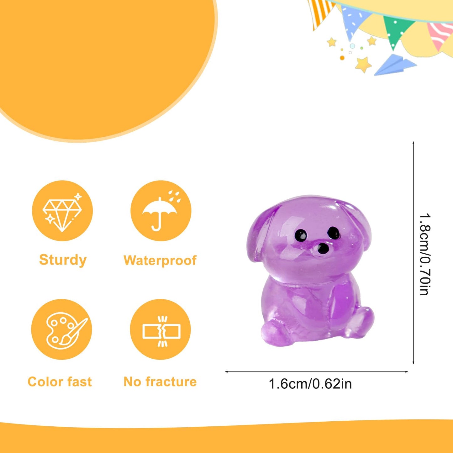 200 pcs Luminous Mini Resin Animals Many Styles Variety Tiny Animals Figures Miniature Little Small Animal Figurines Bulk for Micro Fairy Garden Landscape Accessories Hide Crafts Decor Aquarium