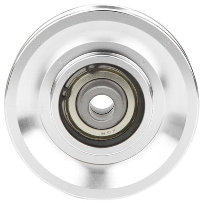 Moofey Aluminum Pulleys, 80mm Diameter Pulley Wheel, Gym Pulley for for Cable Machine Gym Equipment Part Garage Door