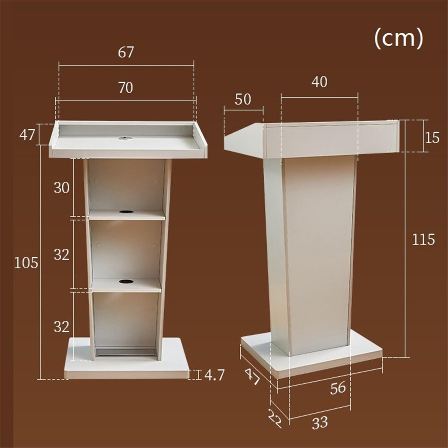 Office Furniture Training Hall Emcee Stage School Conference Room Hotel Podium