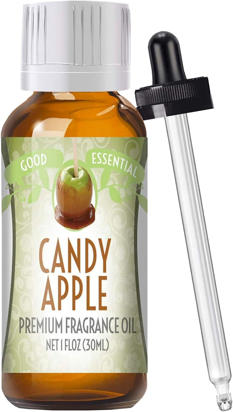 Good Essential Professional Candy Apple Fragrance Oil, 30ml for Halloween, Diffuser, Candles, Soaps, Lotions