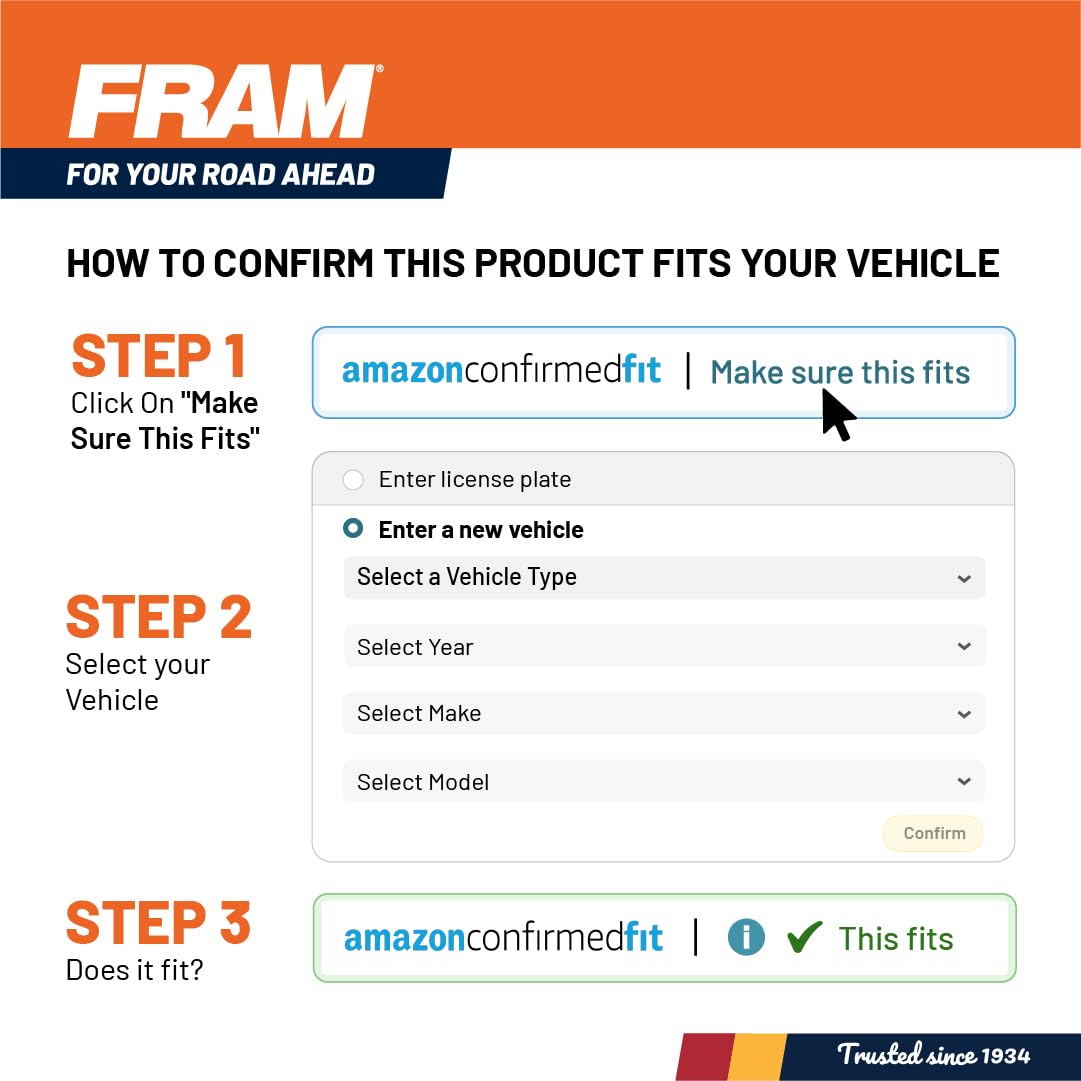 FRAM Ultra Synthetic XG7317 20K Mile Change Automotive Replacement Engine Oil Filter for Synthetic Oil Changes, Premium Vehicle Engine Protection Oil Filter for Select Vehicle Model Years