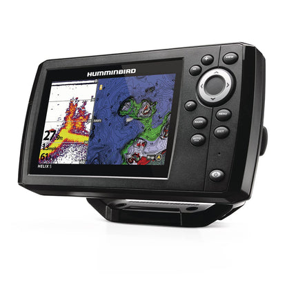Humminbird Helix 5 G3 GPS Fish Finder with Transducer & Dual Spectrum Chirp Sonar