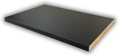 3/4'' 34 34 Black Color Thick Melamine - Cabinet Replacement Shelves - Custom Shelves Cut to Order - Melamine Cut