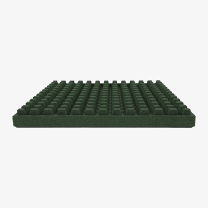 IncStores 2.5 Inch Thick Jamboree Rubber Interlocking Floor 2' x 2' Tiles | Heavy Duty Rubber Outdoor Tiles to Build Better Playgrounds at Homes, Schools, and Daycares | Green, 75 Tiles