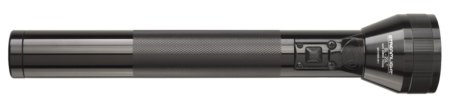 Streamlight 20701 SL-20L 450-Lumen Full Size Rechargeable LED Flashlight with 120-Volt AC Charger, Black