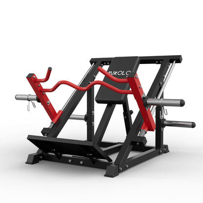 Mikolo Linear Row Machine, Rowing Machine for Home with Plate-Loaded Smith Row, Linear Bearing Back Workout Equipment for Home Gym(SR06 Pro)