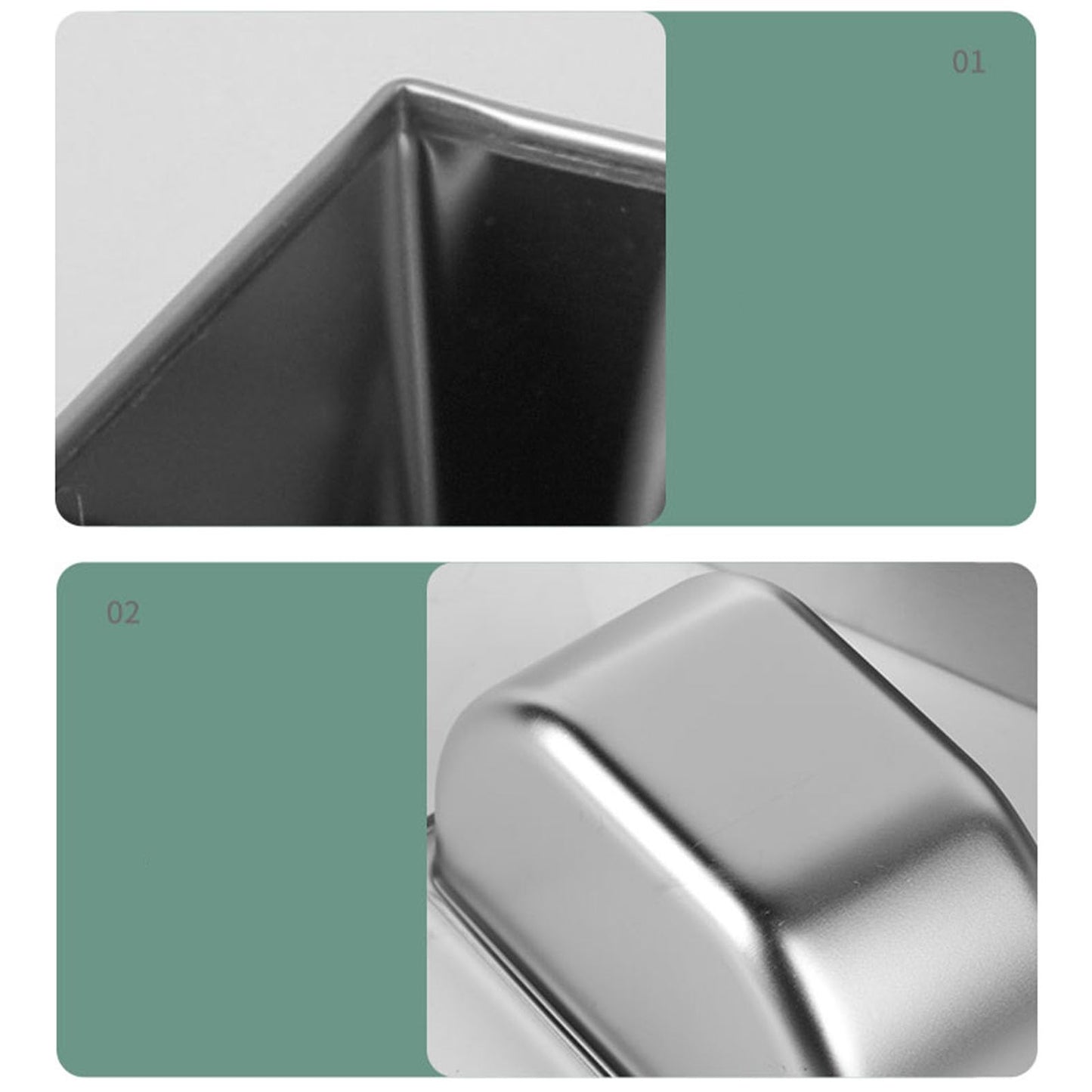 Cocoarm Stainless Steel Seasoning Box, 4 Compartment Tray, Large Capacity for Kitchen Storage