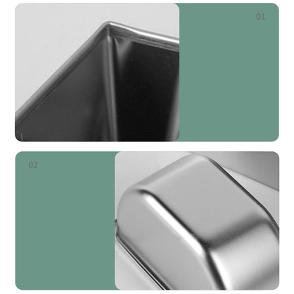 Cocoarm Stainless Steel Seasoning Box, 4 Compartment Tray, Large Capacity for Kitchen Storage