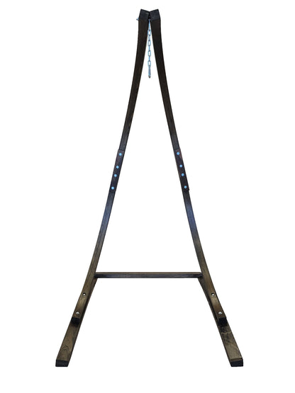 Petra Leisure 7 Ft. Coffee Stain, Wooden Hammock Chair Stand. Perfect for Indoor/Outdoor Home, Patio, Deck, Yard, Garden. 265LB Weight Capacity.(Stand Only)