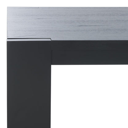 SAFAVIEH Couture Collection Nikole Black Rectangle Coffee Table