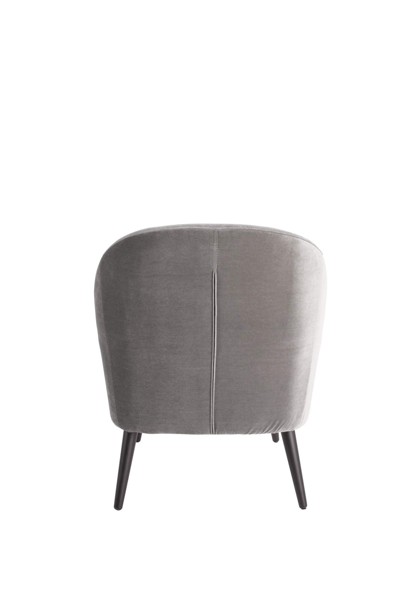 Elle Decor CHR10017A Elle Décor Laurel Accent Chair, Gray
