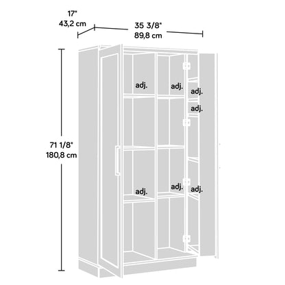 Sauder HomePlus Storage Cabinet/ Pantry cabinets, Salt Oak finish