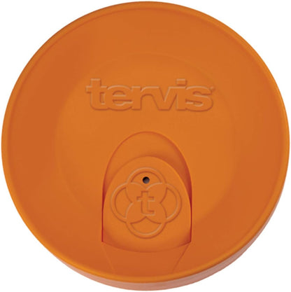 Tervis Travel Lid, Double Walled Insulated Tumbler Travel Cup, Fits 16oz Tumblers, Orange