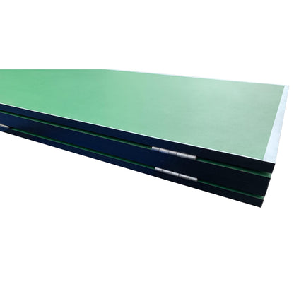 RACK Virgo Table Tennis Conversion Top for Billiard/Pool Table (Green) – Full-Size 4-Piece Folding Ping Pong Table, Pool Table Tennis Top, Foldable Table Tennis Table