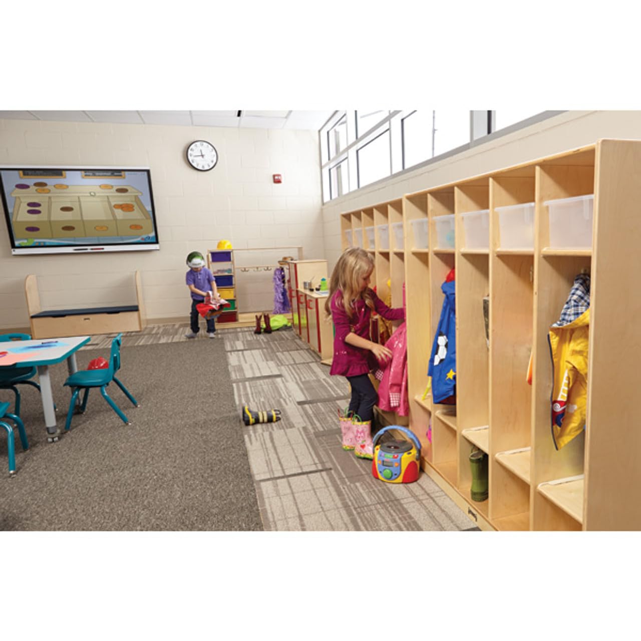 Jonti-Craft 5 Section Coat Locker