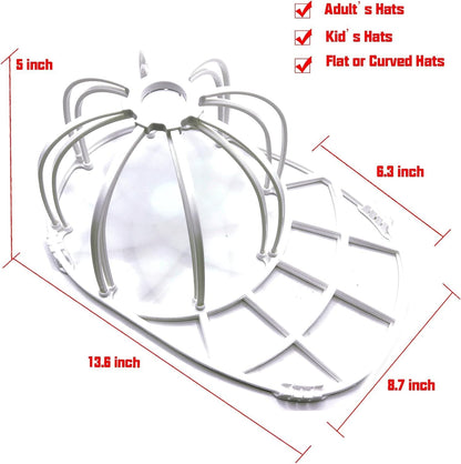 Hat Cleaner - Hat Cage for Washing, Laundry Wash Bags for Baseball Caps, Cap Washer Frame for Washing Machine or