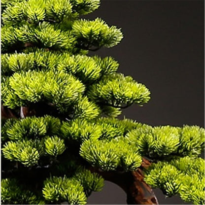 XJOYSL7921 Artificial Bonsai Artificial Bonsai Tree Light Luxury Floor Ornaments Living Room Entrance Decoration Fake Plants Potted Plants for Home Office