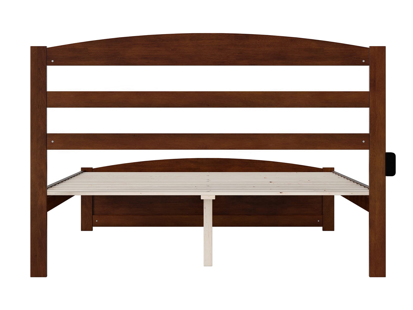 AFI, Warren Queen Platform Bed with Matching Footboard, Walnut