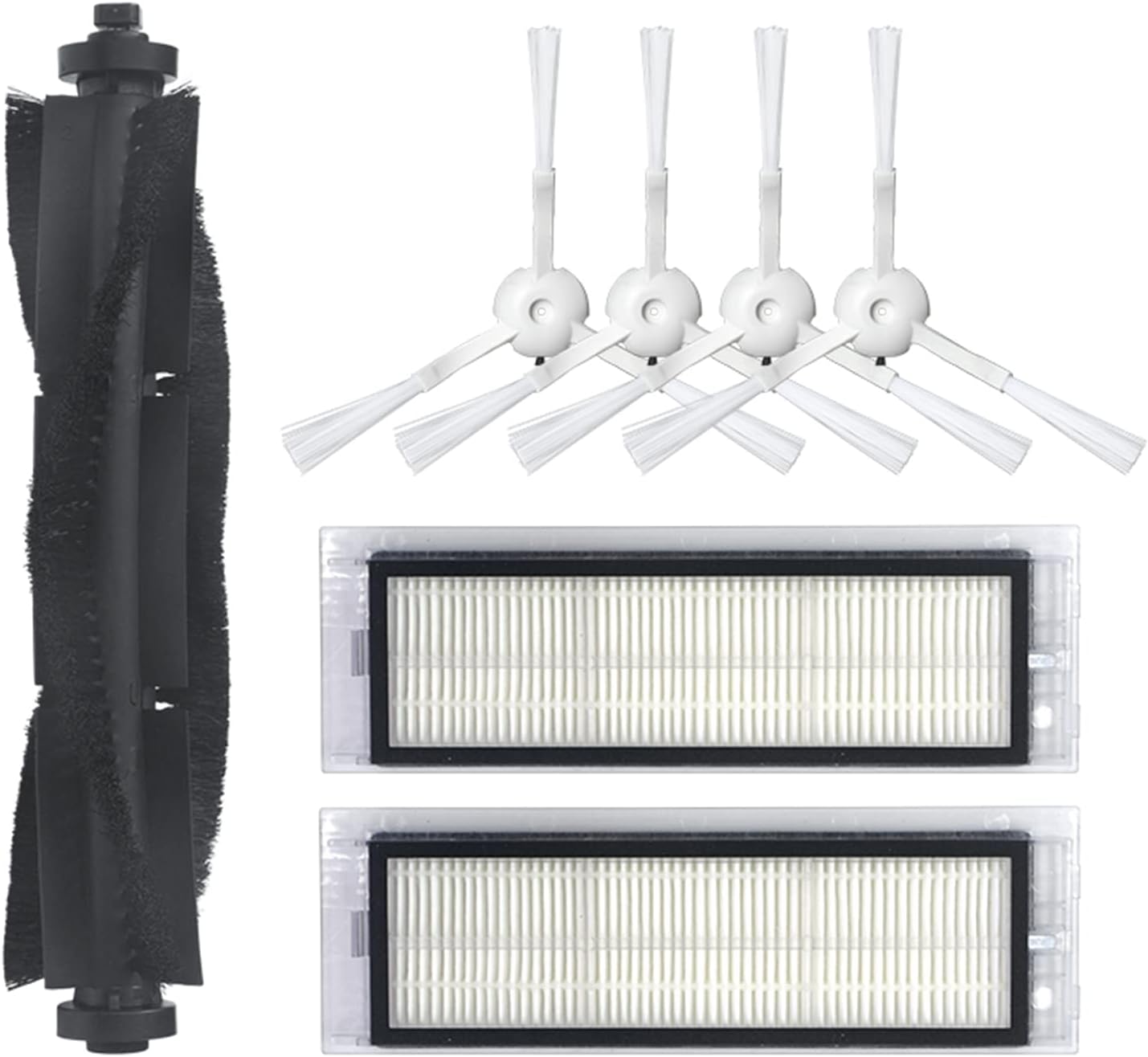 LICHIFIT Sweeping Robot Roller Brush and HEPA Filter Cleaning Cloths for 360 S5 S7 Vacuum