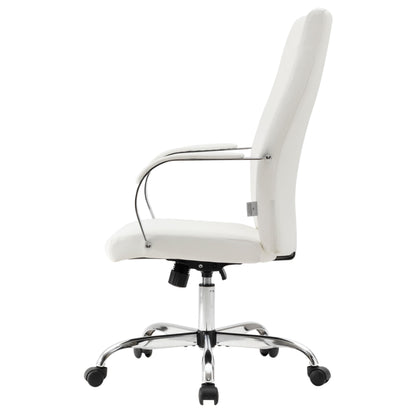 LeisureMod Sonora Modern Conference High Back Leather Ergonomic Executive Office Chair with Adjustable Height & Swivel for Home and Office Room