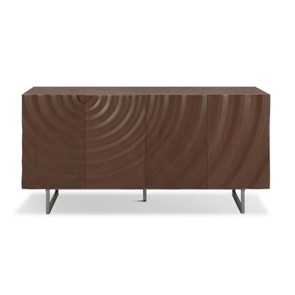 Christopher Knight Home Payton Modern Minimalist Wooden Storage Sideboard, Living Room Cupboard with Shelves, Dining Room/Kitchen Buffet Cabinet, Entryway Display Table, Home Office Credenza, Brown