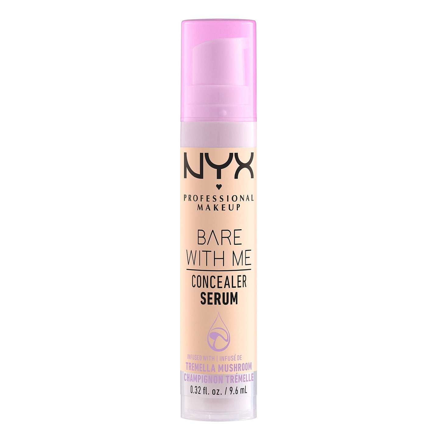 NYX PROFESSIONAL MAKEUP Bare With Me Concealer Serum, Concealer Makeup For Up To 24Hr Hydration - Beige