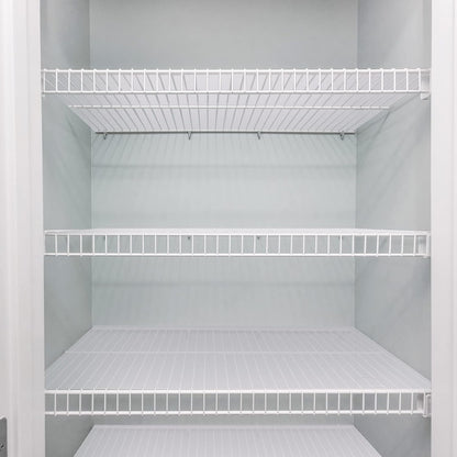 Kathfly Wire Shelf Liner, Waterproof Non-Adhesive Covers for Refrigerator Pantry, 10 Feet Roll (16 Inch Wide)
