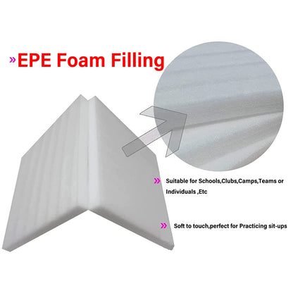 Dxcaicc Pole Dance Mat Round Pole Dance Crash Mat Fitness Exercise Portable Folding Beginner Protection Mat Gymnastic Shock Absorption Safety Mat for Club Party Pub Home,Red,Thickness 10cm
