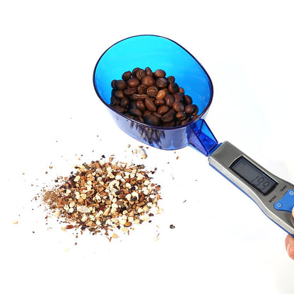 Digital Spoon Scale, Electronic Kitchen Gram Scale with LCD Display and 3 Measurement Spoons for Home Kitchen