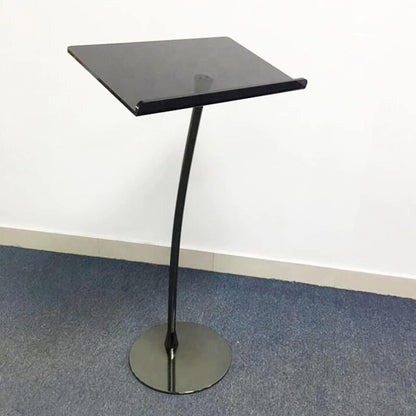 DHXIAMZ Acrylic Podium Lectern Stand - Adjustable Floor Lectern for School, Church, Conference, Stage & Office - Multi-Purpose Standing Desk with Professional Design