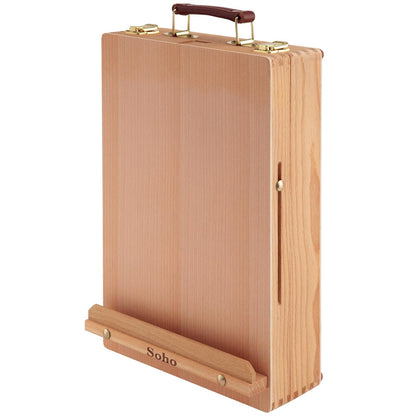 Master Artist Oil Paint Set Includes Wood Art Supply Carrying Case Sketchbox w/Easel