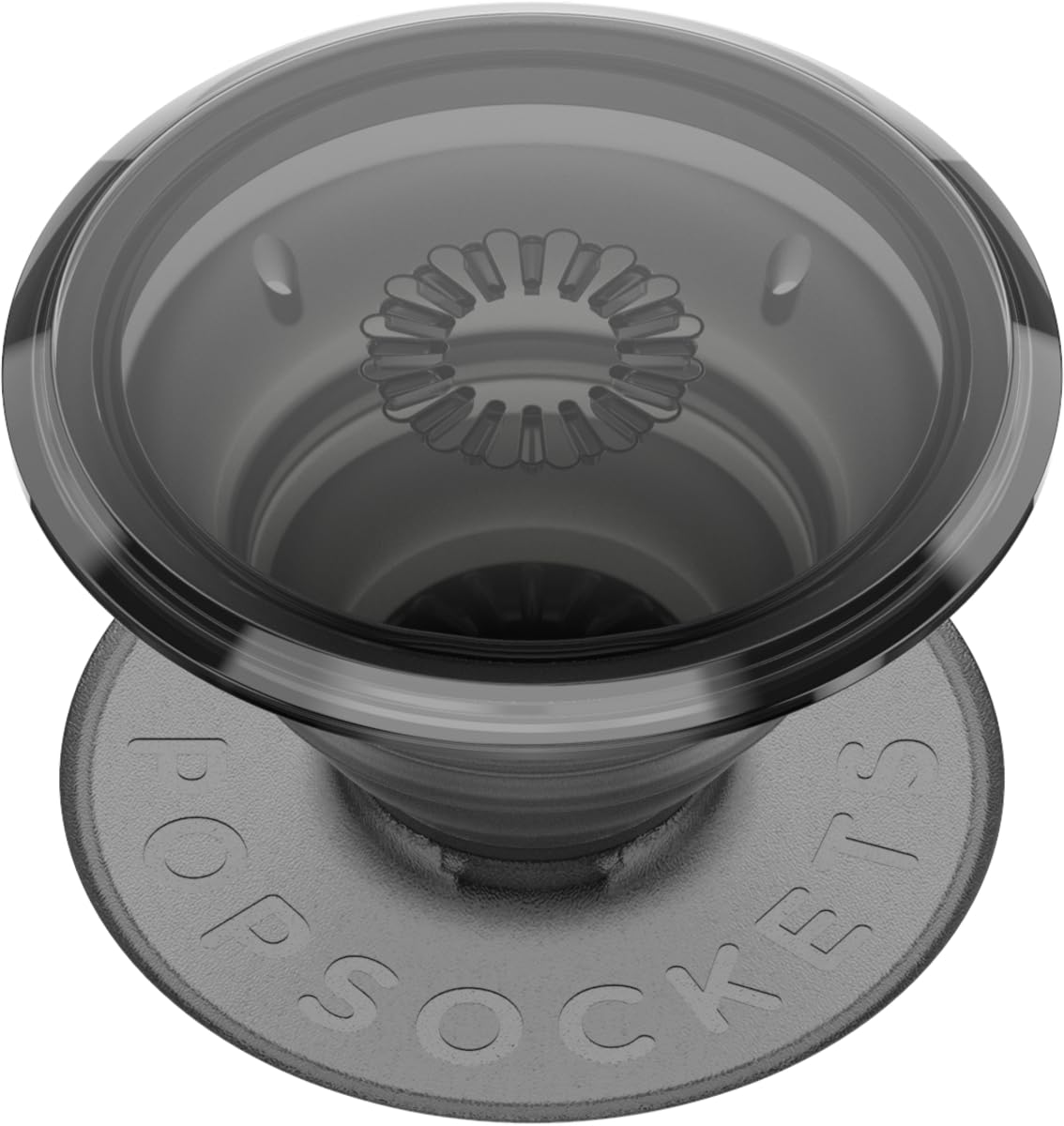 PopSockets Phone Grip for MagSafe with Kickstand, Magnetic Stand, Swappable Top, Secure Hold for iPhone MagSafe Cases, Phone & Tablet Grip - Clear