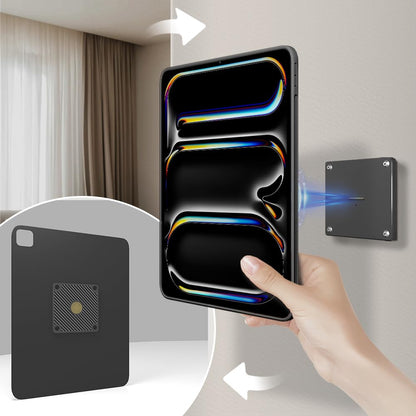 Zilvex Wall Mount Charging Kit for Apple iPad Pro 11″ (5th Gen, M4, 2024) – Magnetic Tablet Wall Mount with 15W Fast Charging, TPU Protective Case, Smart Home Control Hub
