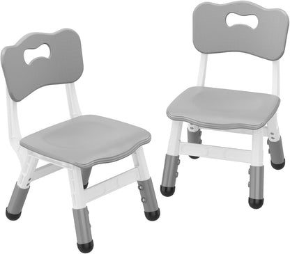 GAOMON 3 2-6, (2 Pack, Kids Chair, Level Height Adjustable Kid Chair, Plastic Toddler Chairs for Children Boys Girls