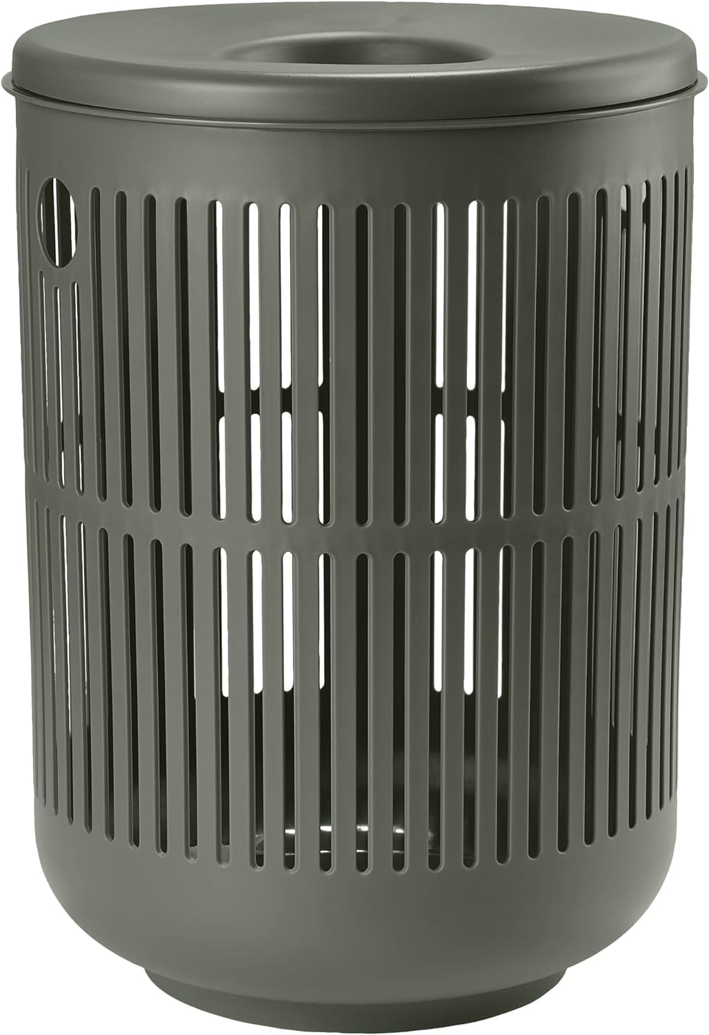 Zone Denmark Laundry Basket - Elevate Your Laundry Routine with Style and Functionality, Soft Grey 16.14x16.14x21.65 inches