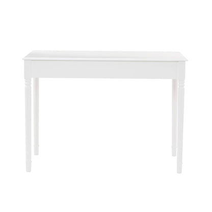 SEI Furniture - Writing 2-drawer Desk- Crisp White - Transitional Design, White Finish - Ideal for Home Office, Bedroom (HO8800)