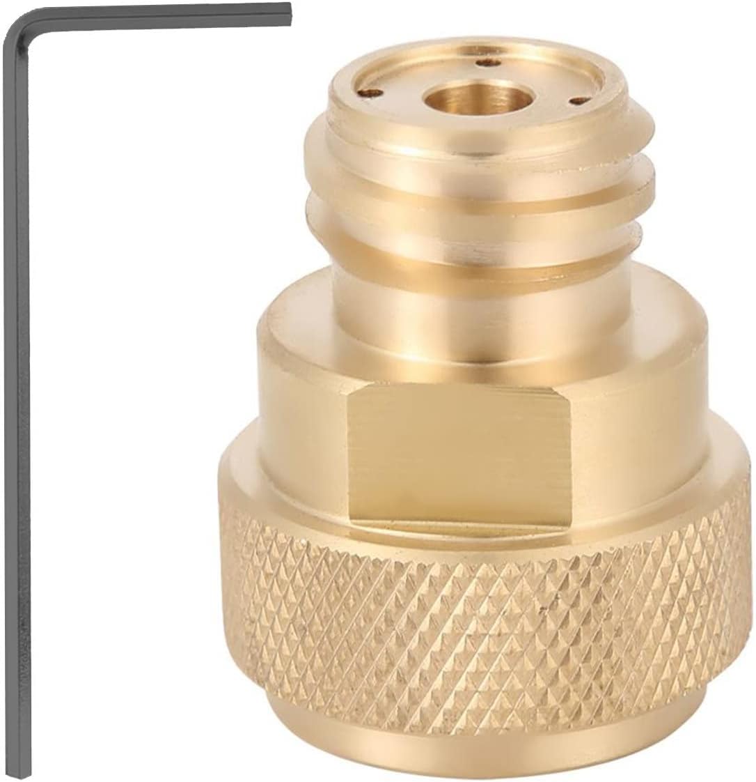 Replacements for SodaStream CO2 Tank Paintball Canister Refill Adapter - C02 Conversion, Polished Brass