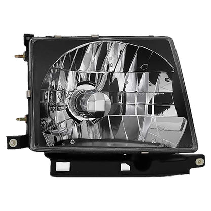 ATOMTEC Headlights Assembly Fit For 1997 1998 1999 2000 Toyota Tacoma Black Housing W/Bulb Passenger and Driver Side TO2503120 TO2502120 8111004090 8115004090