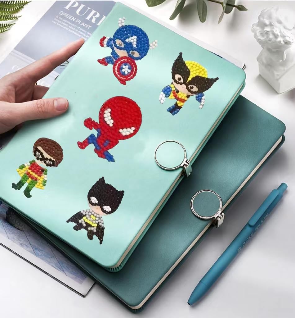 FONYANE Diamond Art Kits for Kids & Boys & Girls,Gem Stickers,Diamond Painting Kits,Arts & Crafts for Kids & Boys & Girls Ages 4-6-8-10-12 Birthday Party Gift Toy