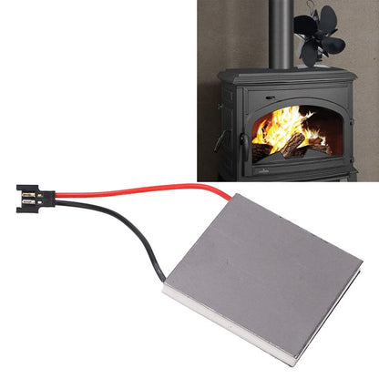 Fayelume Thermoelectric Generator, Wood Stove Fan Heat Powered, 227℃ Graphite Fireplace Fan Generator Sheet for Burning Stoves Fans