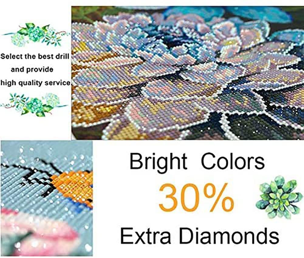 DIYPAINTING 5D DIY Diamond Painting Highland Cow 16X16 Full Drill Round Drill Crystal Rhinestone Embroidery Pictures Arts Craft for Home Wall Decor Gift